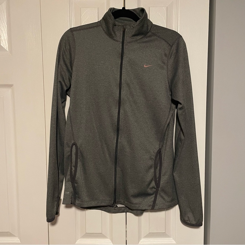 Grey Nike Zip Up